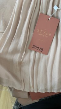 DEFECT | Peyrine Pleated Sleeved Top in Blush in XS