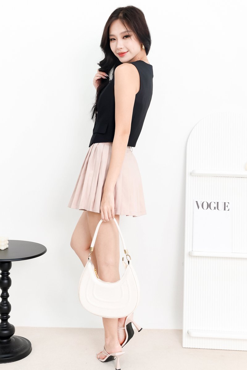 Velda Vest Co-ord Skorts in Blush