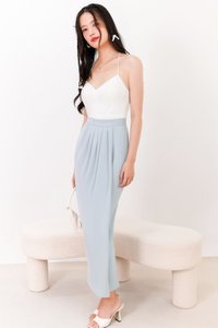 SALE EXCLUSIVE | Darryn Drape Maxi Skirt in Sky Blue