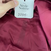 DEFECT | Claire Cross Back Maxi in Maroon in XXS / XS / M  DEFECT | Claire Cross Back Maxi in Maroon in XXS / XS / M