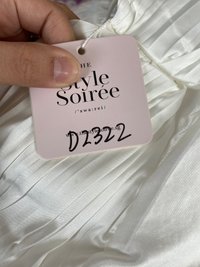 DEFECT | Claire Cross Back Maxi in White in XS / S