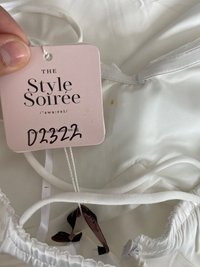 DEFECT | Claire Cross Back Maxi in White in XS / S