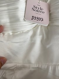 DEFECT | Claire Cross Back Maxi in White in XS / S