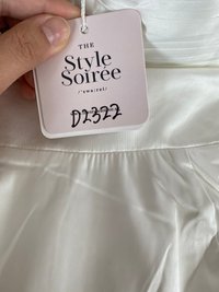 DEFECT | Claire Cross Back Maxi in White in XS / S