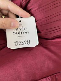 DEFECT | Claire Cross Back Maxi in Maroon in XS / M 