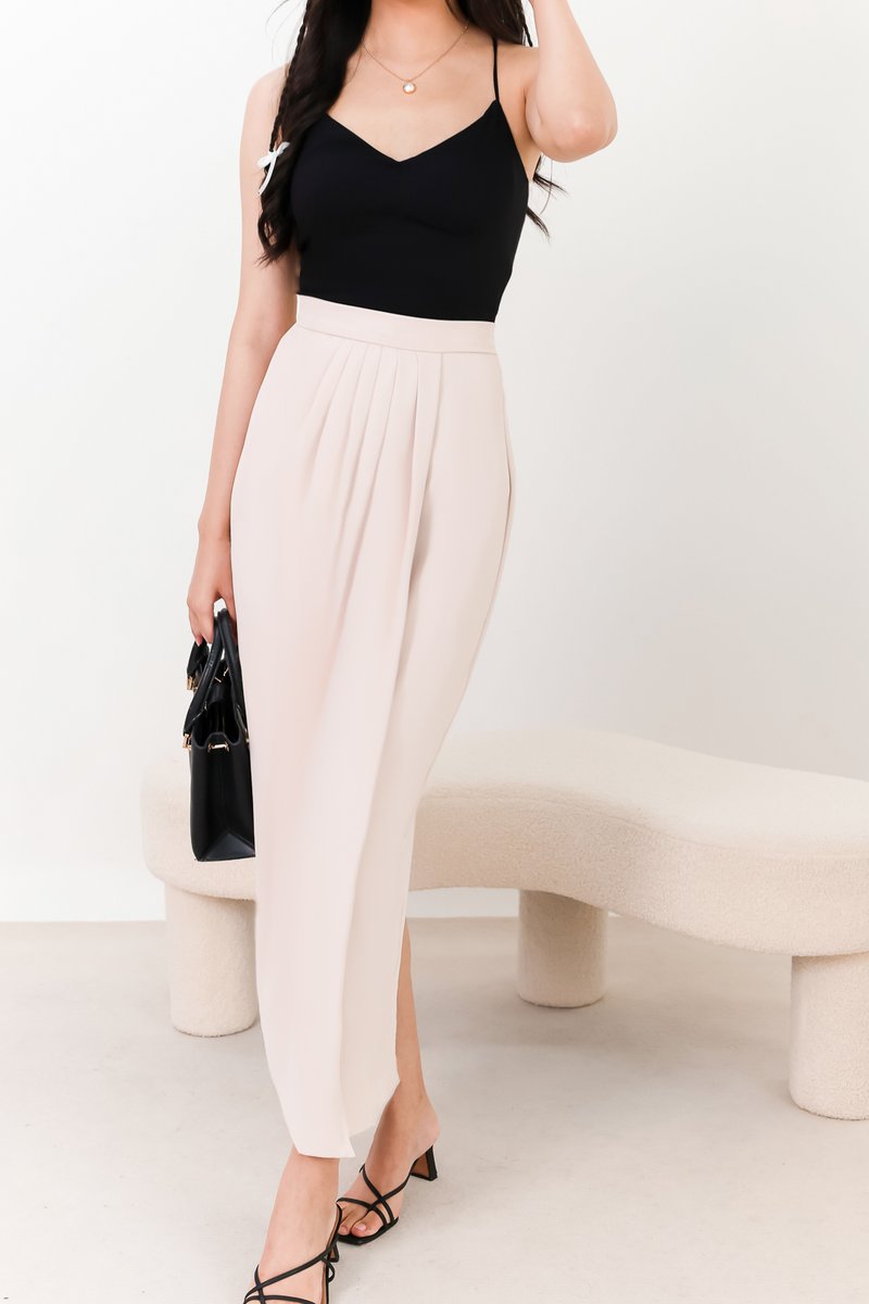 SALE EXCLUSIVE | Darryn Drape Maxi Skirt in Blush SALE EXCLUSIVE | Darryn Drape Maxi Skirt in Blush