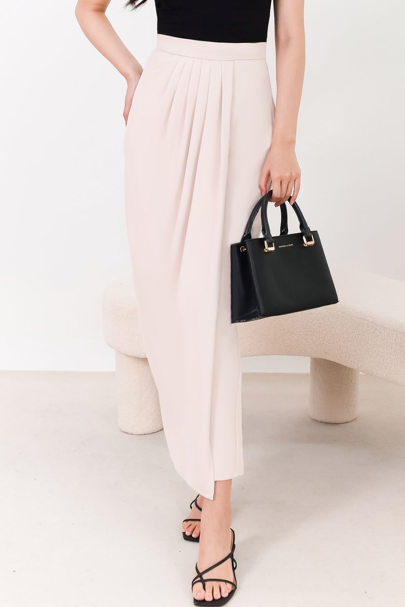 SALE EXCLUSIVE | Darryn Drape Maxi Skirt in Blush SALE EXCLUSIVE | Darryn Drape Maxi Skirt in Blush