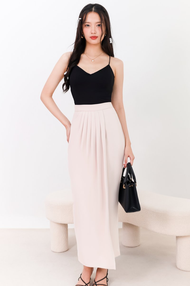 SALE EXCLUSIVE | Darryn Drape Maxi Skirt in Blush SALE EXCLUSIVE | Darryn Drape Maxi Skirt in Blush