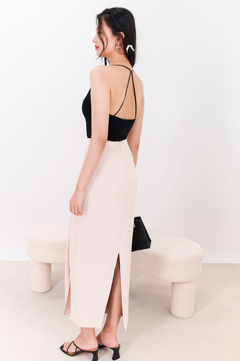 SALE EXCLUSIVE | Darryn Drape Maxi Skirt in Blush SALE EXCLUSIVE | Darryn Drape Maxi Skirt in Blush