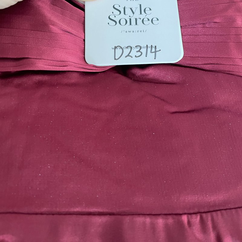 DEFECT | Claire Cross Back Maxi in Maroon in S