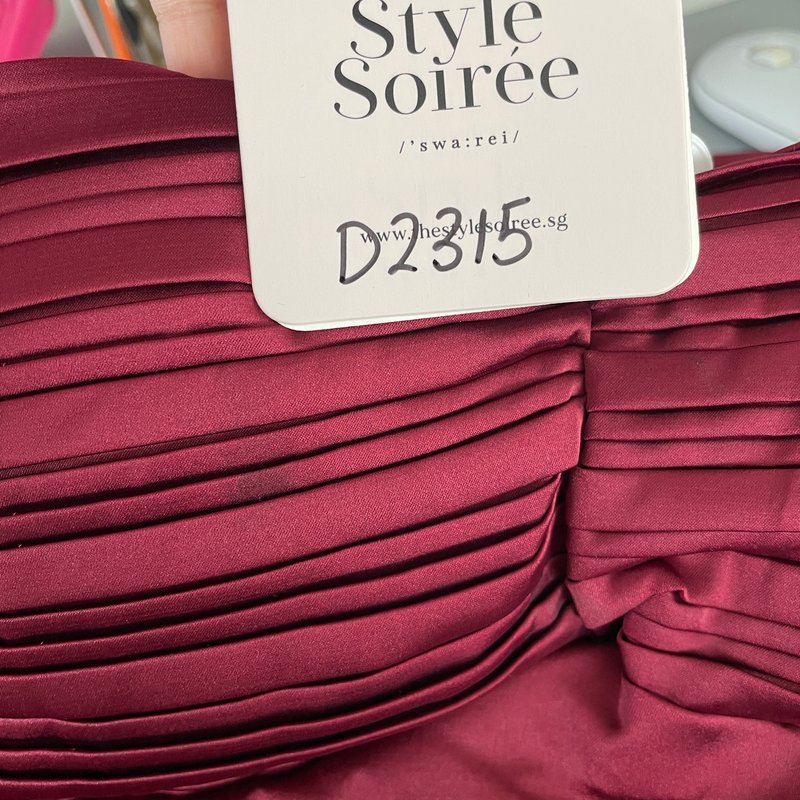 DEFECT | Claire Cross Back Maxi in Maroon in XXS / XS / M 