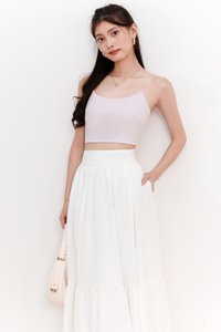 DEFECT | Cadea Cross Back Top in Light Lilac in L