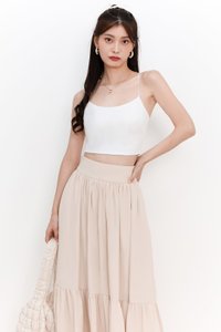 DEFECT | Cadea Cross Back Top in White in M