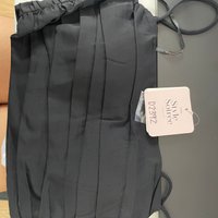 DEFECT | Tilly Tiered Co-ord Top in Black in XXS