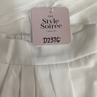 DEFECT | Darryn Drape Midi Skirt in White in XXS / XS / L DEFECT | Darryn Drape Midi Skirt in White in XXS / XS / L