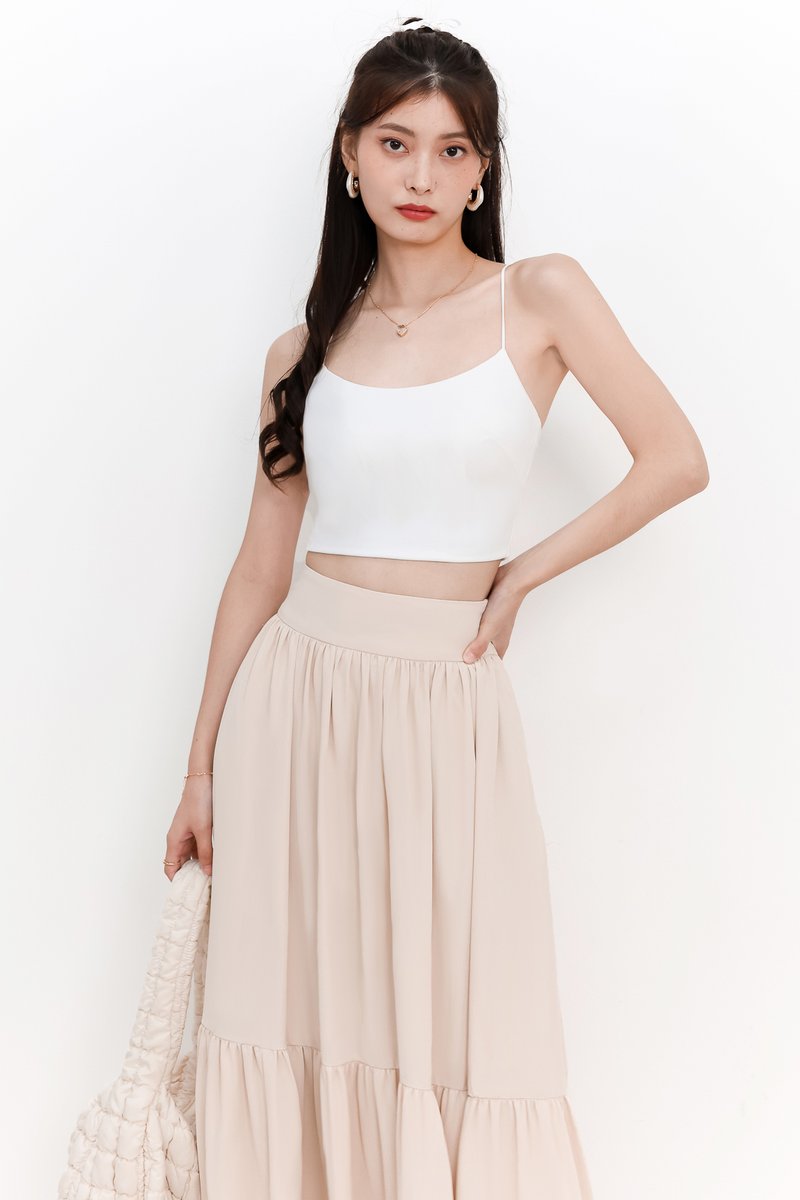 DEFECT | Cadea Cross Back Top in White in M