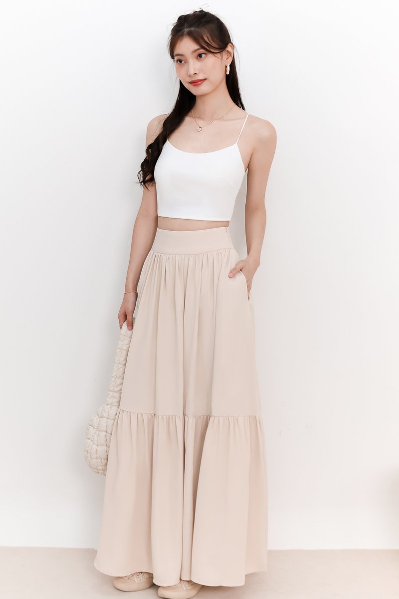 DEFECT | Cadea Cross Back Top in White in L