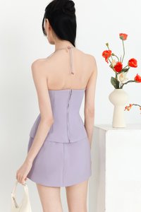 Sendie Slit Co-ord Top in Light Purple