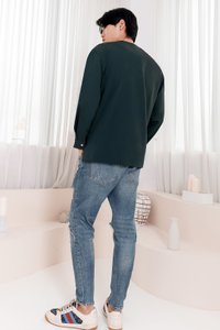 Lesley Long Sleeve Shirt in Emerald Green