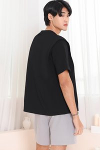 Silvanna Structured Tee in Black Silvanna Structured Tee in Black