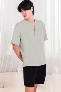 Saber Short Sleeve Shirt in Muted Sage