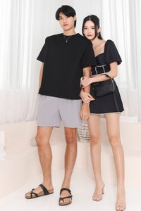 Silvanna Structured Tee in Black Silvanna Structured Tee in Black
