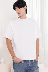 Silvanna Structured Tee in White