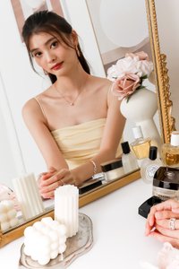 Tilly Tiered Top Petite V1 in Pastel Yellow Tilly Tiered Top Petite V1 in Pastel Yellow