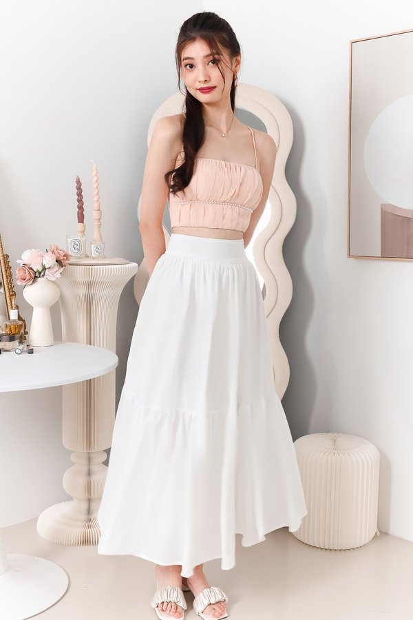BACKORDER | Tilly Tiered Maxi Petite in White