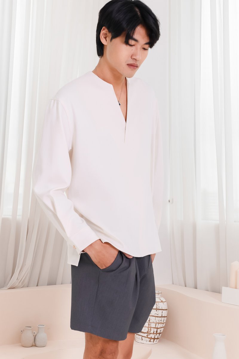 DEFECT | Lesley Long Sleeve Shirt in Cream in S