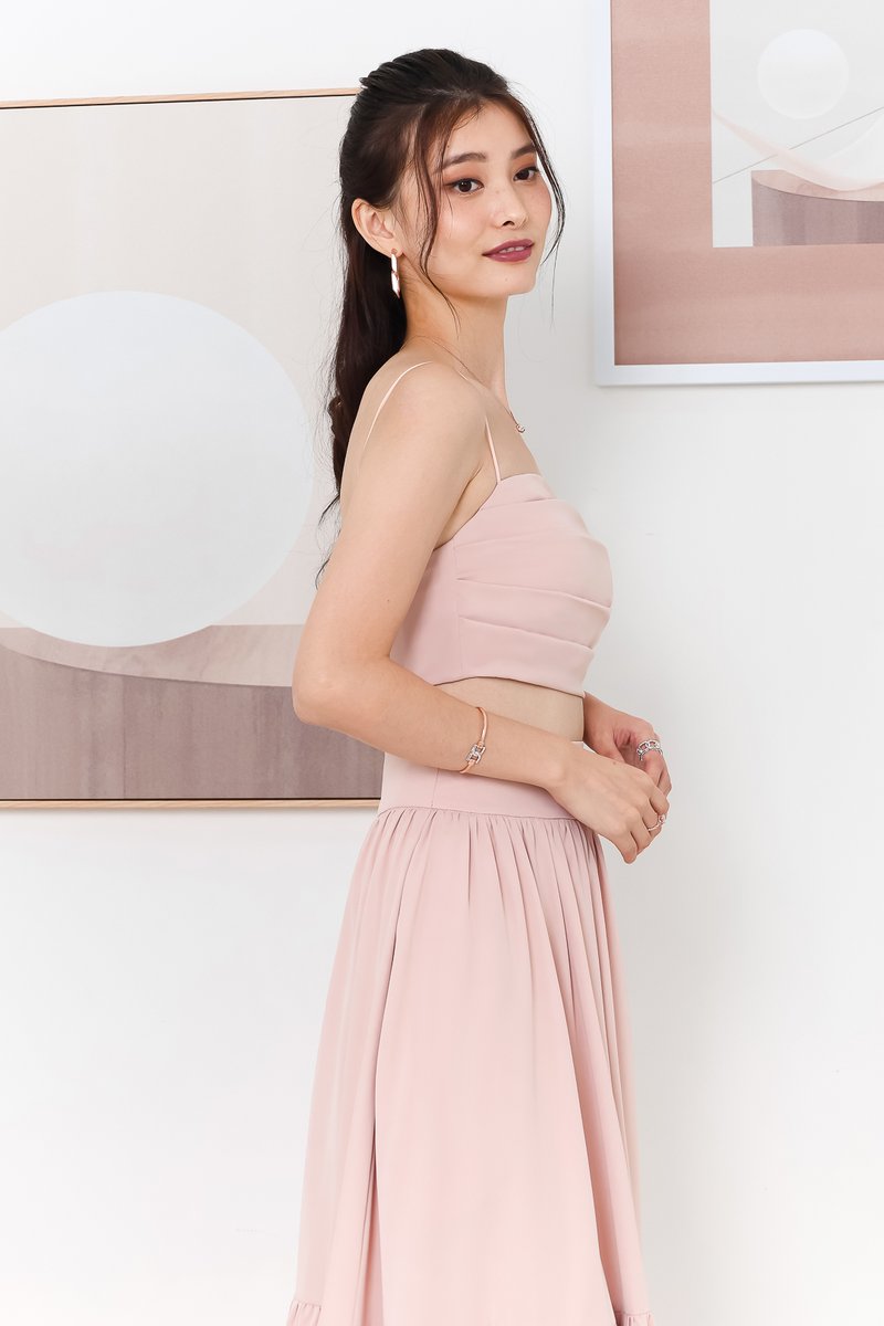 Tilly Tiered Top Petite V1 in Light Pink Tilly Tiered Top Petite V1 in Light Pink