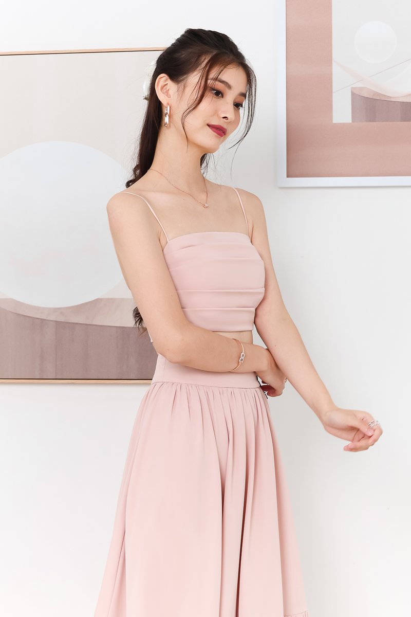 Tilly Tiered Top Petite V1 in Light Pink Tilly Tiered Top Petite V1 in Light Pink