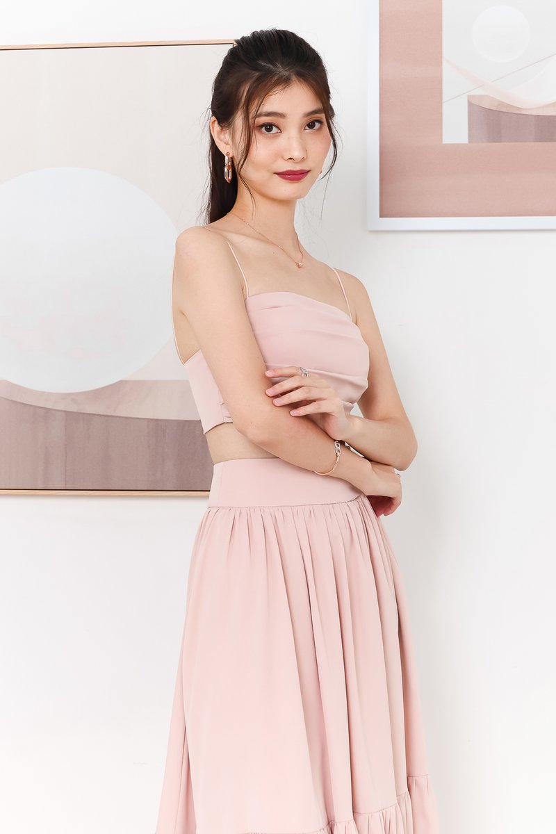 Tilly Tiered Top Petite V1 in Light Pink Tilly Tiered Top Petite V1 in Light Pink