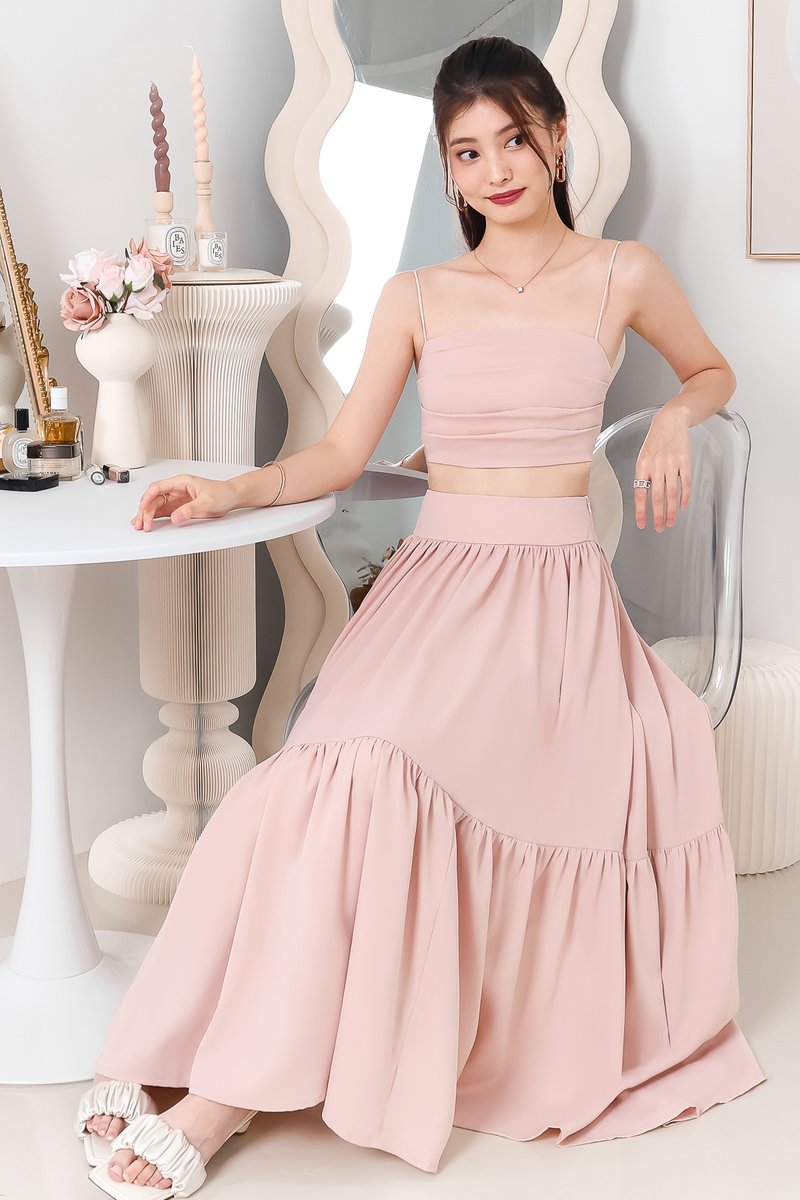 Tilly Tiered Top Petite V1 in Light Pink Tilly Tiered Top Petite V1 in Light Pink