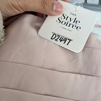 DEFECT | Tilly Tiered Top Petite in Light Pink in XXS