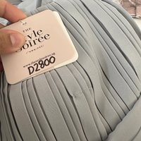 DEFECT | Pandora Pleat Cross Back Maxi in Light Blue in XS 