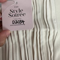 DEFECT | Piper Pleat Top in Buttermilk Cream In XS