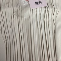 DEFECT | Piper Pleat Top in Buttermilk Cream In XS