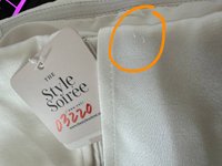 DEFECT | Parisie Pearl Satin Top in White in XXS