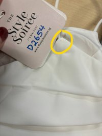 DEFECT | Tilly Tiered Co-ord Top in White in XXS DEFECT | Tilly Tiered Co-ord Top in White in XXS