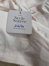 DEFECT | Rowena Ruched Sleeved Top in Light Blush in XS DEFECT | Rowena Ruched Sleeved Top in Light Blush in XS