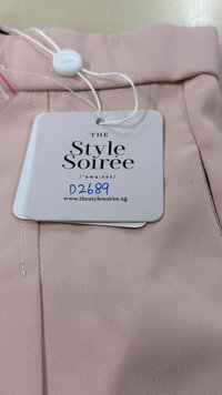 DEFECT | Paloma Pearl Button Shorts in Light Pink in S DEFECT | Paloma Pearl Button Shorts in Light Pink in S