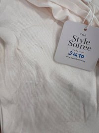 DEFECT | Rowena Ruched Sleeved Top in Light Blush in XS DEFECT | Rowena Ruched Sleeved Top in Light Blush in XS