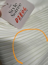 DEFECT | Promise Pleat Halter Top in White in XS DEFECT | Promise Pleat Halter Top in White in XS