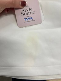 DEFECT | Rene Round Hem Skorts in White in S