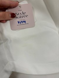 DEFECT | Rene Round Hem Skorts in White in S