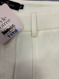 DEFECT | Hilton Highwaist Pants in White in XL DEFECT | Hilton Highwaist Pants in White in XL