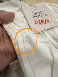 DEFECT | Tilly Tiered Co-ord Top in White in XS / XL