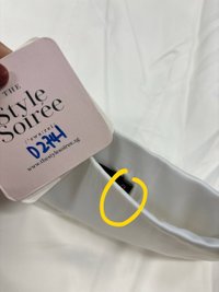 DEFECT | Deliana Drape Satin Midi in White in XS DEFECT | Deliana Drape Satin Midi in White in XS