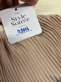 DEFECT | Praise Pleat Offshoulder Romper Dress in Blush in S DEFECT | Praise Pleat Offshoulder Romper Dress in Blush in S